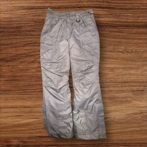FREE SOLDIER Women's Snow Ski Pants Gray Insulated Winter Snowboard Size 4–6